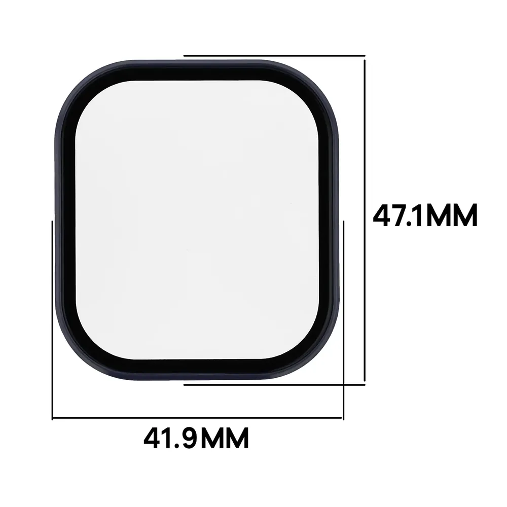 Wymiary etui Bizon Case Watch Adamo do Xiaomi Redmi Watch 6 Active