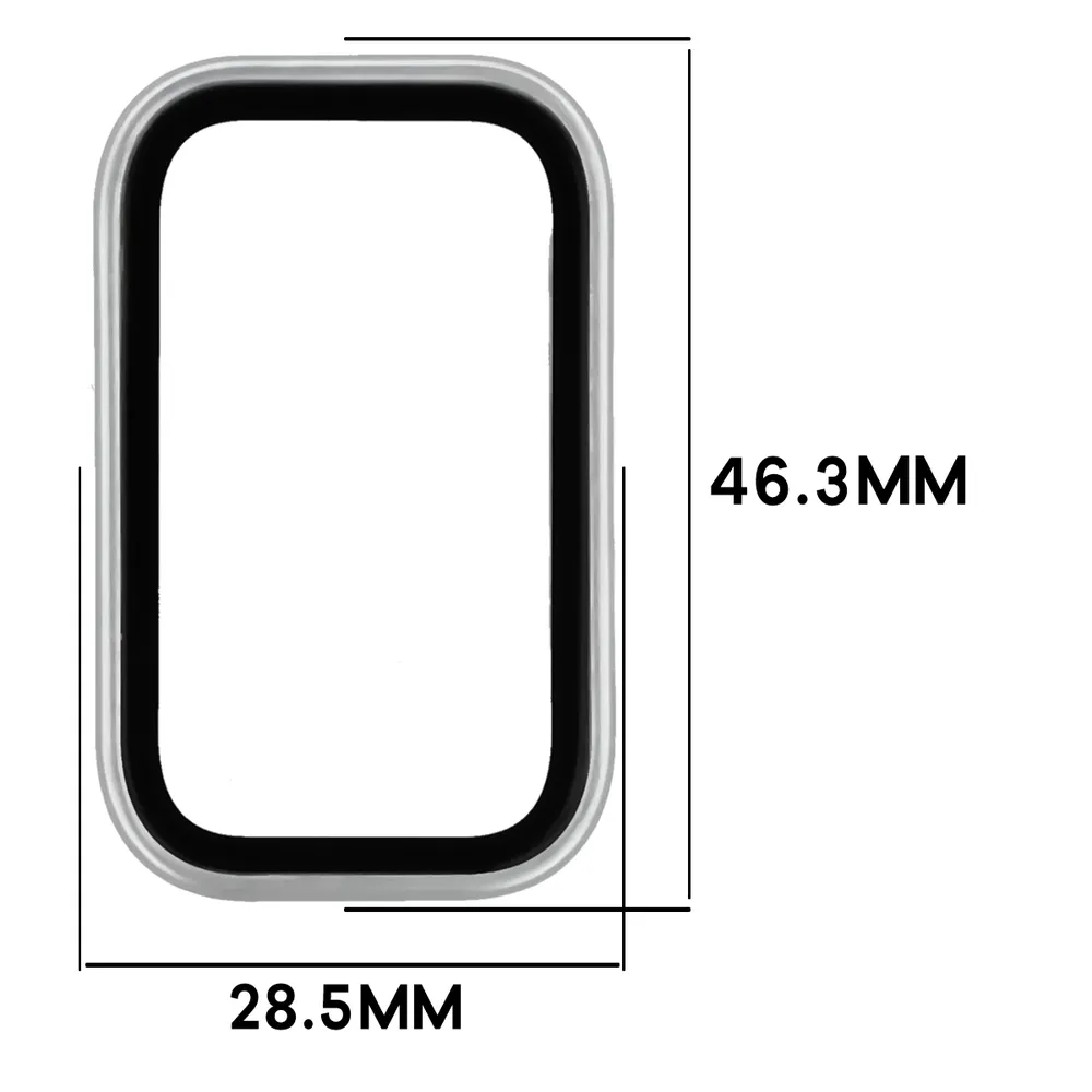 Wymiary etui Bizon Case Watch Adamo do Xiaomi Smart Band 11 Active