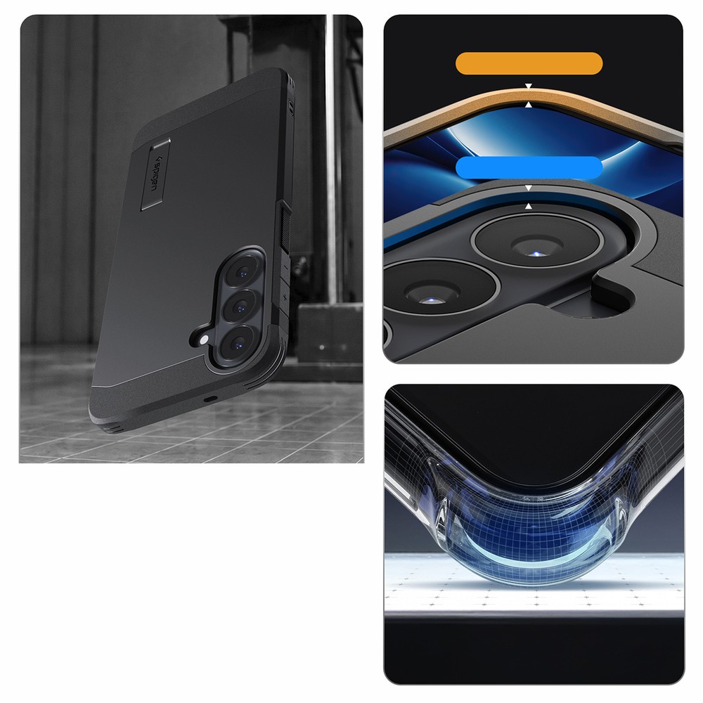 Etui Spigen Tough Armor Mag MagSafe do Galaxy S26 FE, Black (czarny)