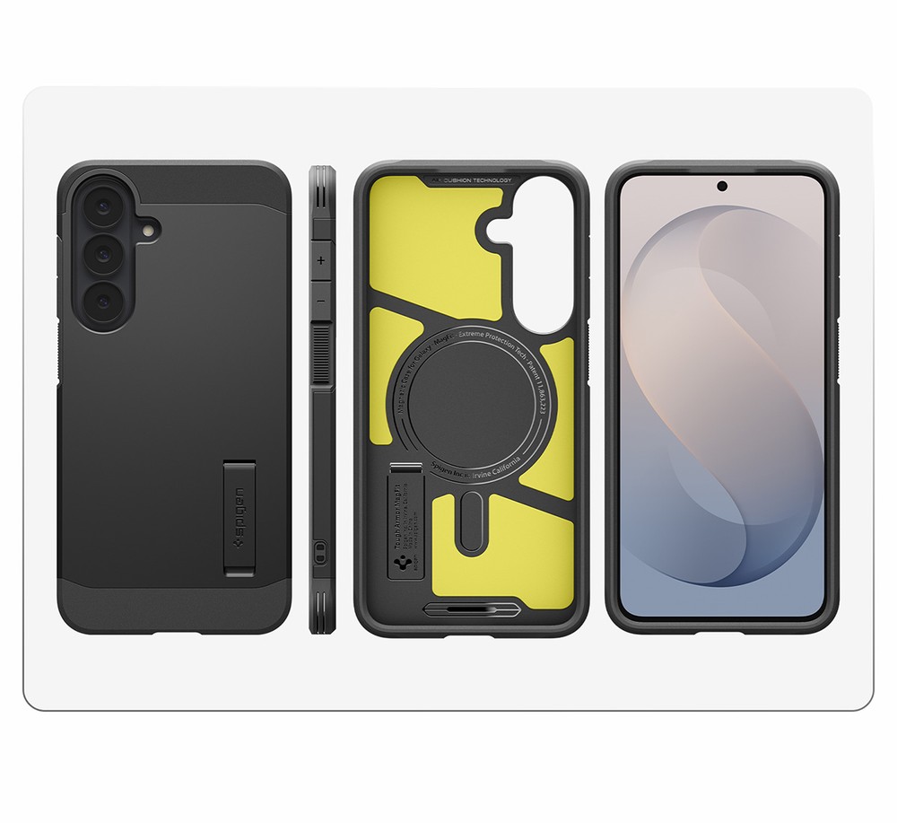 Etui Spigen Tough Armor Mag MagSafe do Galaxy S26 FE, Black (czarny)
