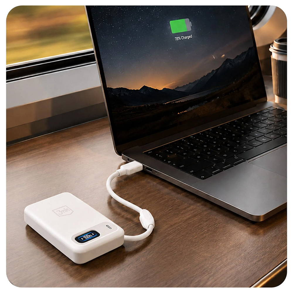 Powerbank 3mk Genesis Qi 2.2 ładowanie trzech urządzeń jednocześnie USB-C i MagSafe