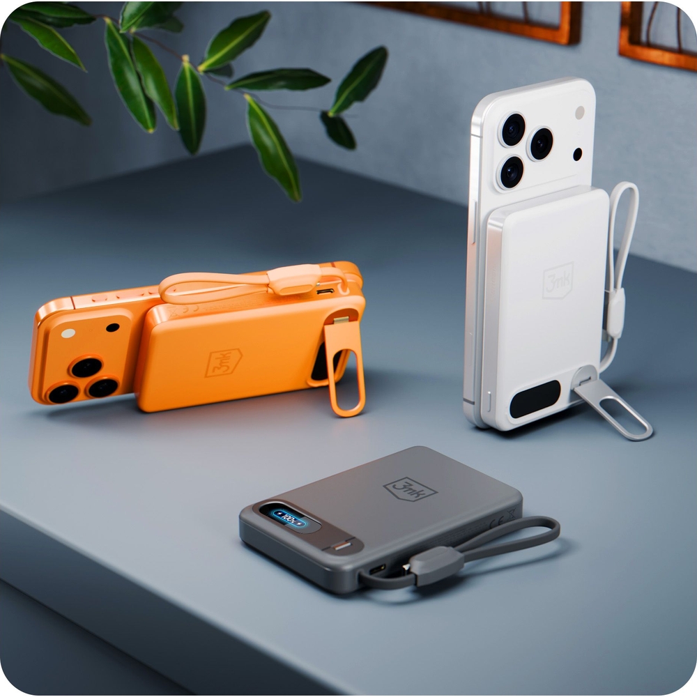 Powerbank 3mk incharge Genesis Qi 2.2 MagSafe ładowanie bezprzewodowe Qi 2.2 MPP 25W