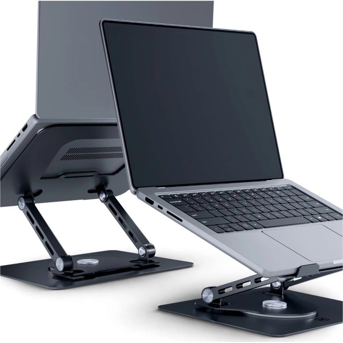 3mk Solid Stand aluminiowa konstrukcja podstawki pod laptopa z matowym wykończeniem