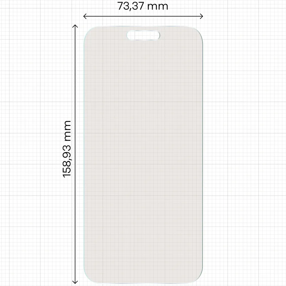 Wymiary folii na miarce dla iPhone 17 Pro Max