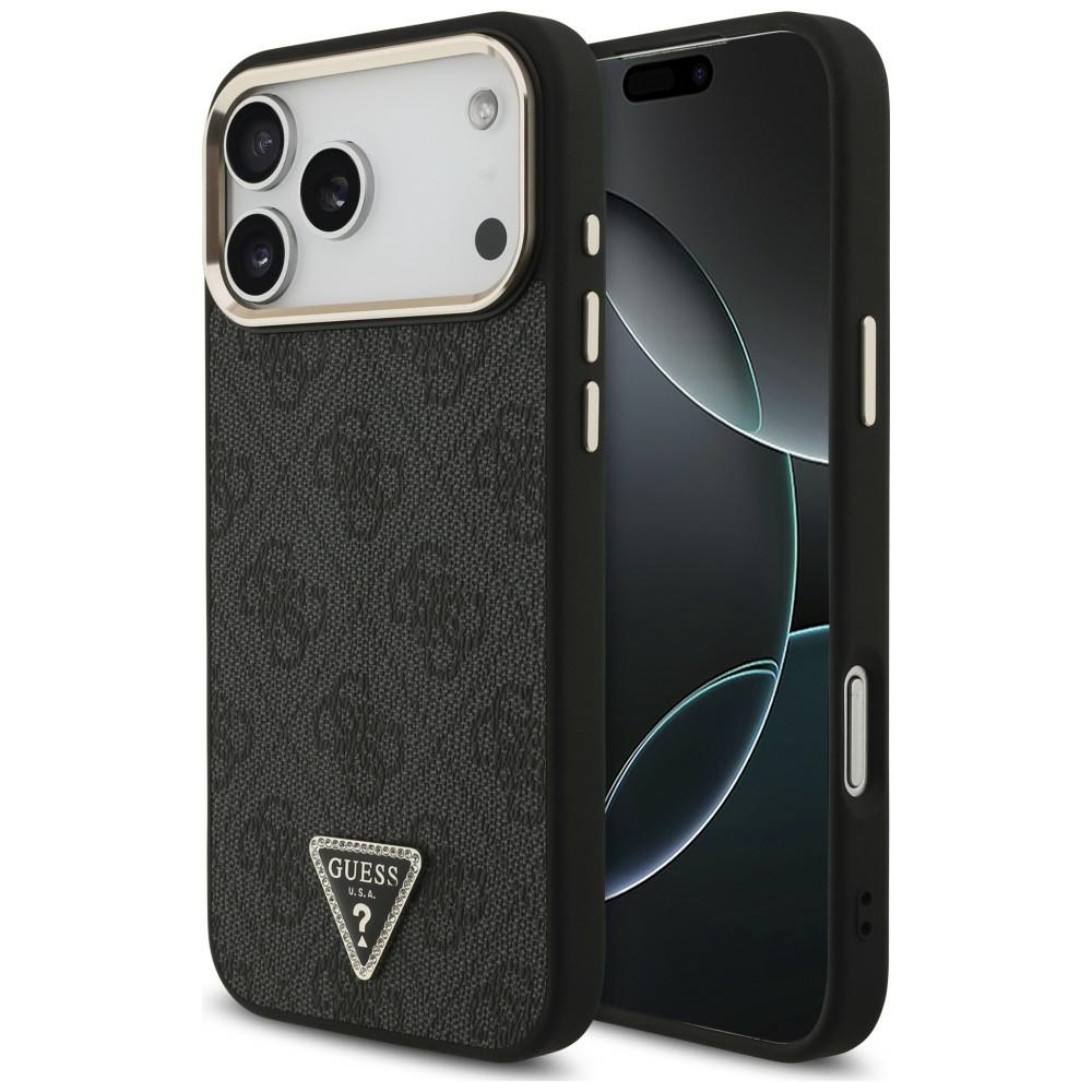 Guess 4G Triangle Logo eleganckie modne etui ochronne pokrowiec do telefonu premium Black (czarny)