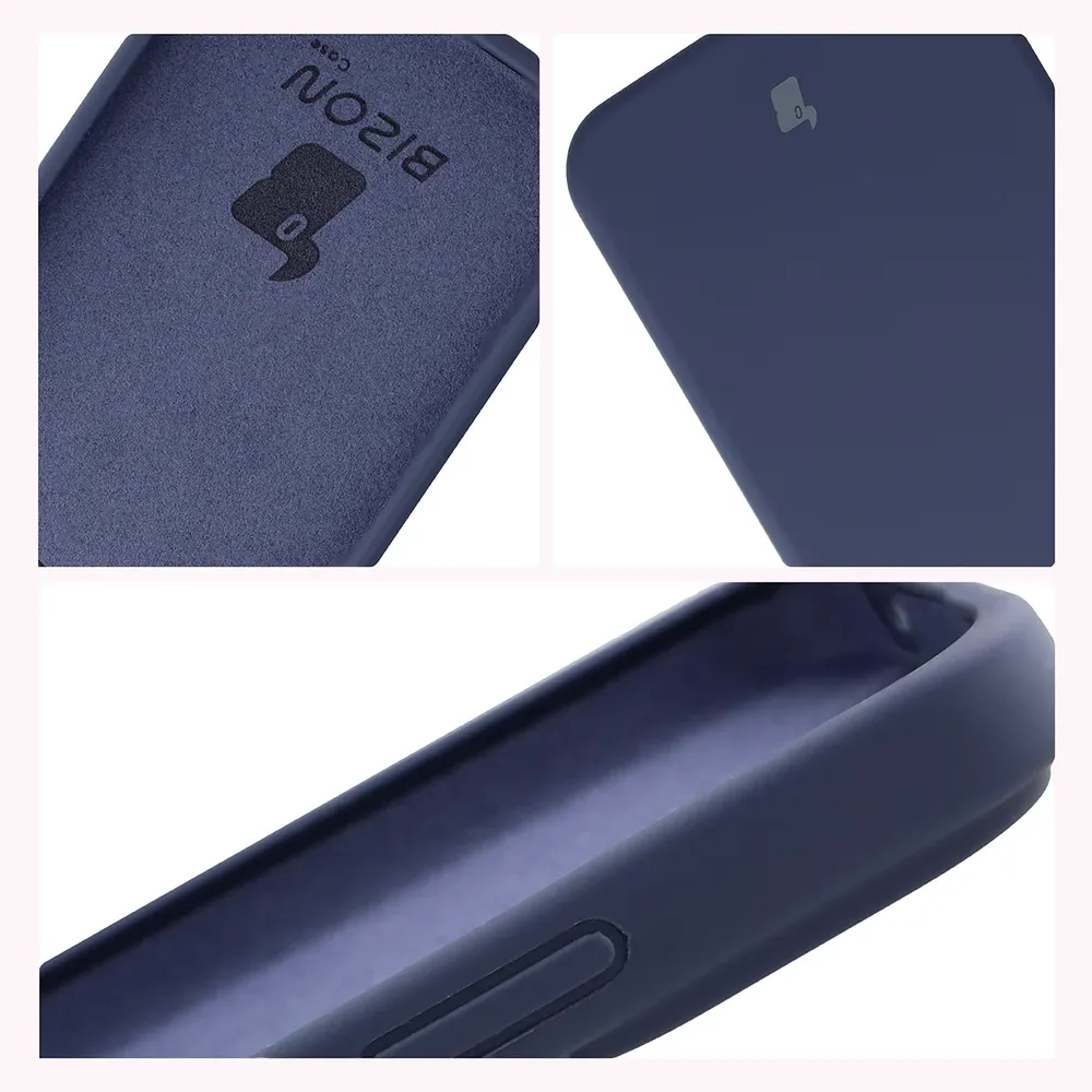 Konstrukcja etui Bizon Soft Case: zintegrowane osłony, podwyższone krawędzie i wyściółka z mikrofibry do Xiaomi Redmi Note 17 Pro 5G