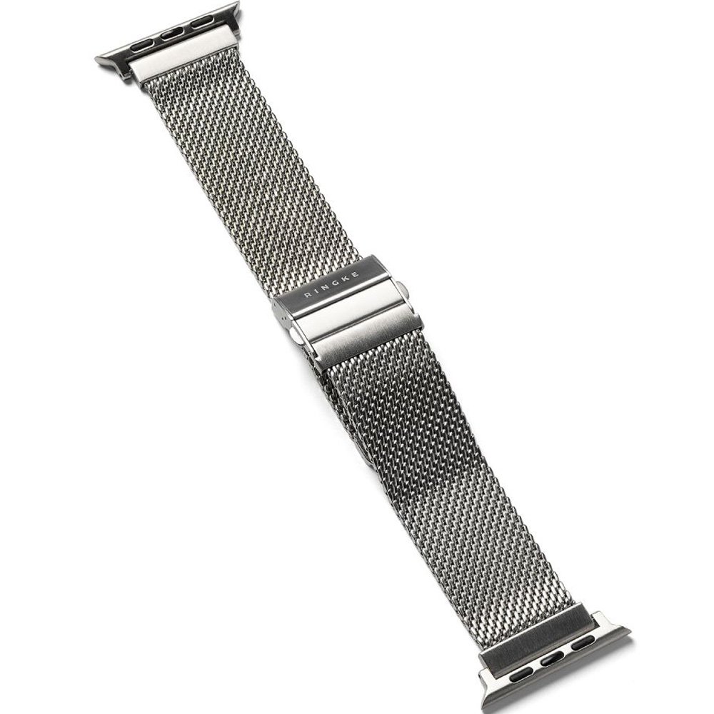 Pasek ze stali nierdzewnej Ringke Metal One Mesh do Apple Watch SE 2024 44mm / 2022 44mm / 2020 44mm, Apple Watch Ultra 4 49mm / 3 49mm / 2 49mm / 1 49mm, Apple Watch Series 12 46mm / 11 46mm / 10 46mm / 9 45mm / 8 45mm / 7 45mm / 6 44mm / 5 44mm / 4 44mm / 3 42mm / 2 42mm / 1 42mm / 0 42mm, Silver (srebrny)