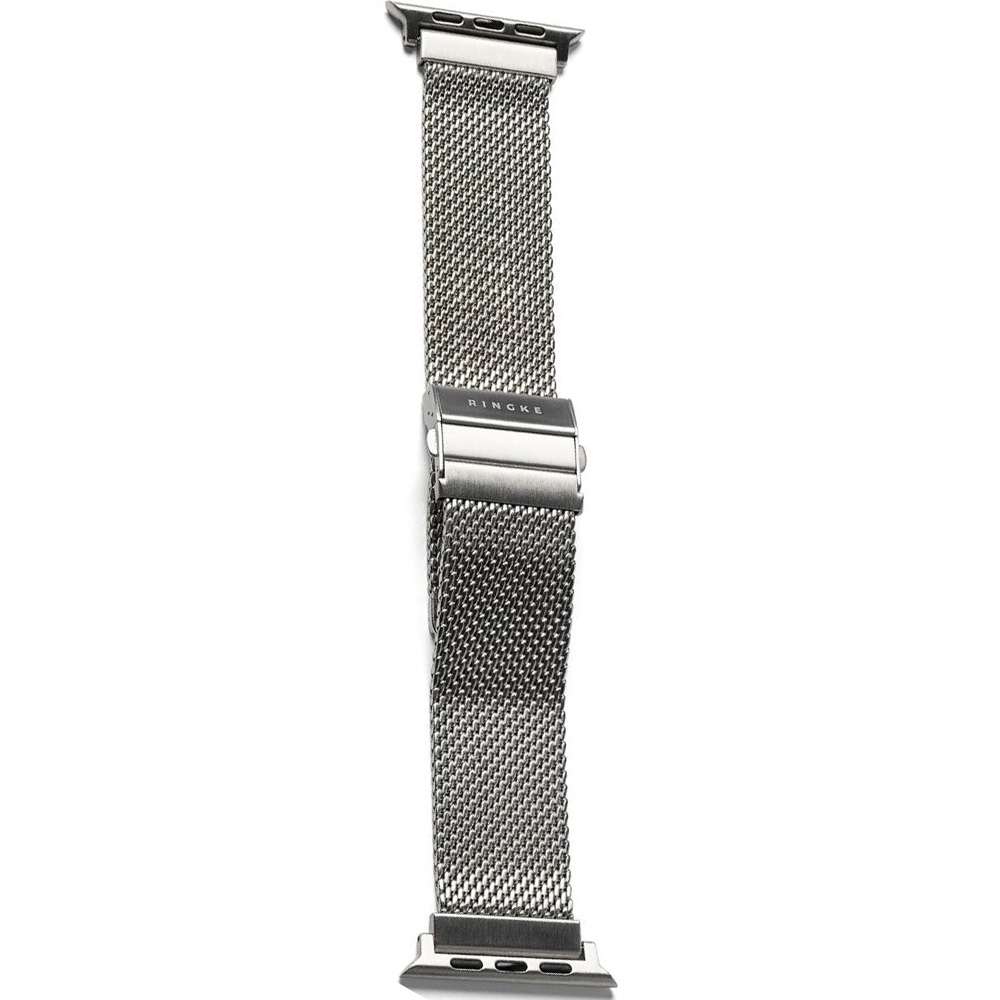 Pasek ze stali nierdzewnej Ringke Metal One Mesh do Apple Watch SE 2024 44mm / 2022 44mm / 2020 44mm, Apple Watch Ultra 4 49mm / 3 49mm / 2 49mm / 1 49mm, Apple Watch Series 12 46mm / 11 46mm / 10 46mm / 9 45mm / 8 45mm / 7 45mm / 6 44mm / 5 44mm / 4 44mm / 3 42mm / 2 42mm / 1 42mm / 0 42mm, Silver (srebrny)