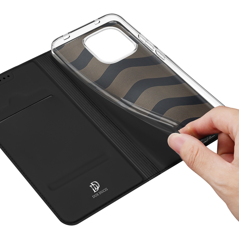 Etui z klapką Dux Ducis Skin Pro do Xiaomi Redmi Note 17 5G / 4G, Black (czarny)