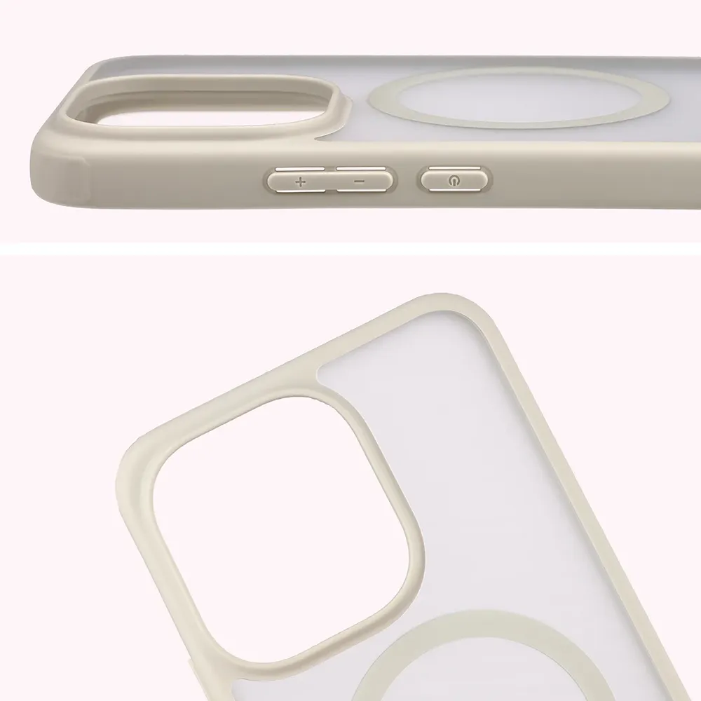 Pełne wycięcie i podwyższone krawędzie aparatu w etui Bizon Case MatteO do Xiaomi Redmi Note 17 5G / 4G