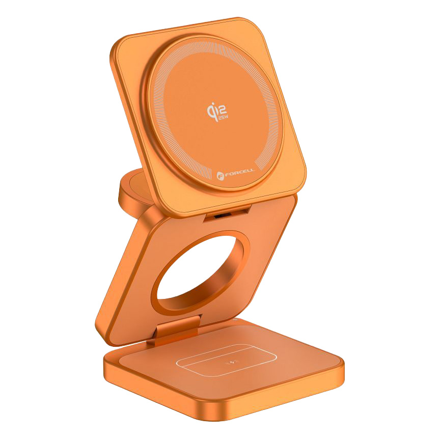 Forcell F-Energy AluFold Pro ładowarka indukcyjna 3w1 Qi2.2 25W
