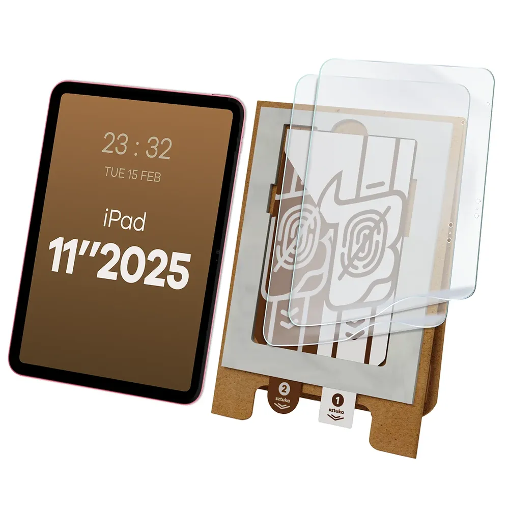 Aplikator Bizon Eplikator Tab Film Matte do łatwej aplikacji ochrony ekranu dla Apple iPad 11 A16 2025