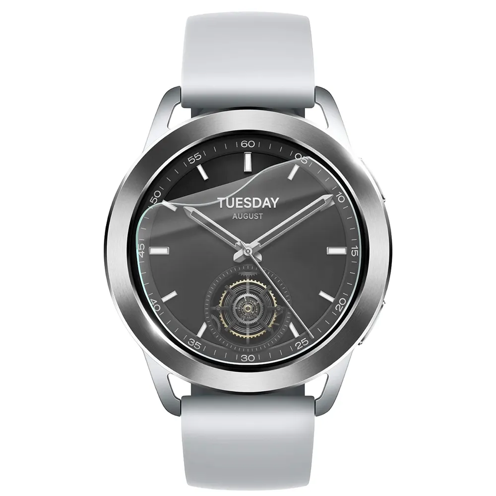 Folia hydrożelowa Bizon Watch Film HydroFlex do Xiaomi Watch S3 47mm na zegarku