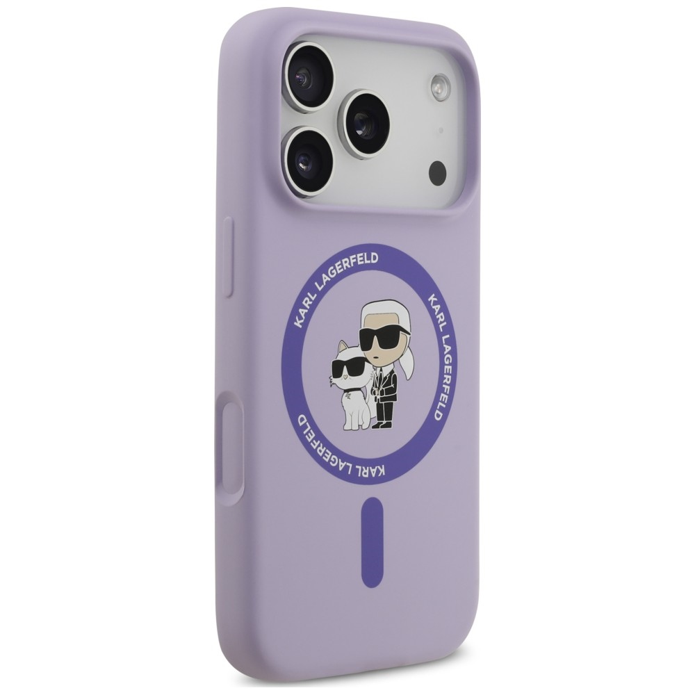 Funkcjonalny pokrowiec kompatybilny z MagSafe, ochronna obudowa smartfona, Purple (fioletowy).