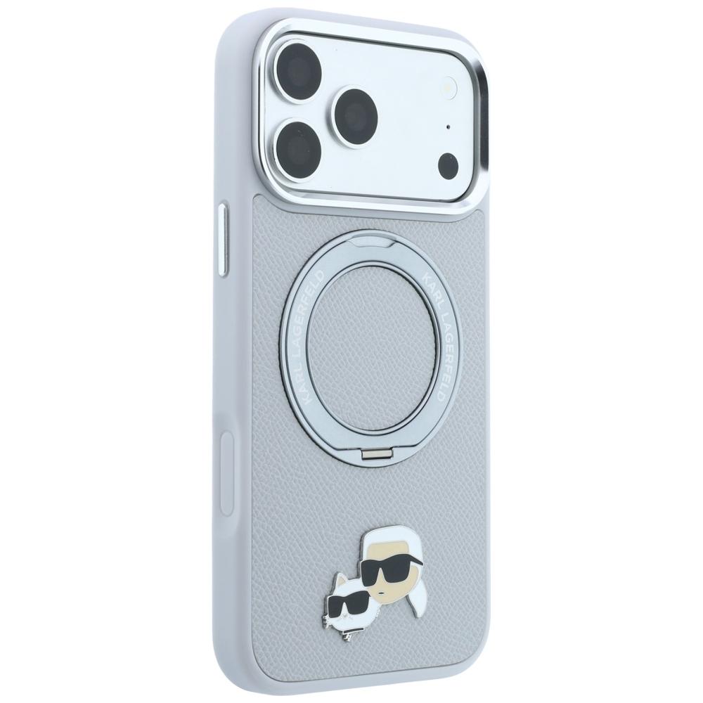 Stylowe etui ochronne z podstawką obrotową, Grey (szary)