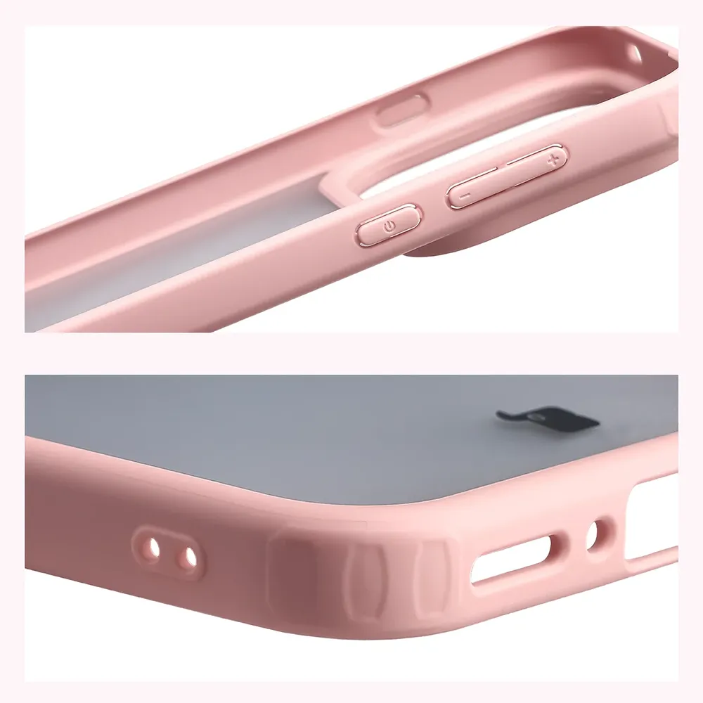 Wzmocnione narożniki i podwyższone ranty ekranu w etui Bizon Case Angelo do OPPO Find X10 Pro Max