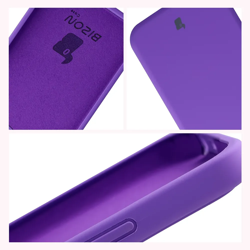 Konstrukcja etui Bizon Soft Case: zintegrowane osłony, podwyższone krawędzie i wyściółka z mikrofibry do Xiaomi Redmi 17 5G / 4G