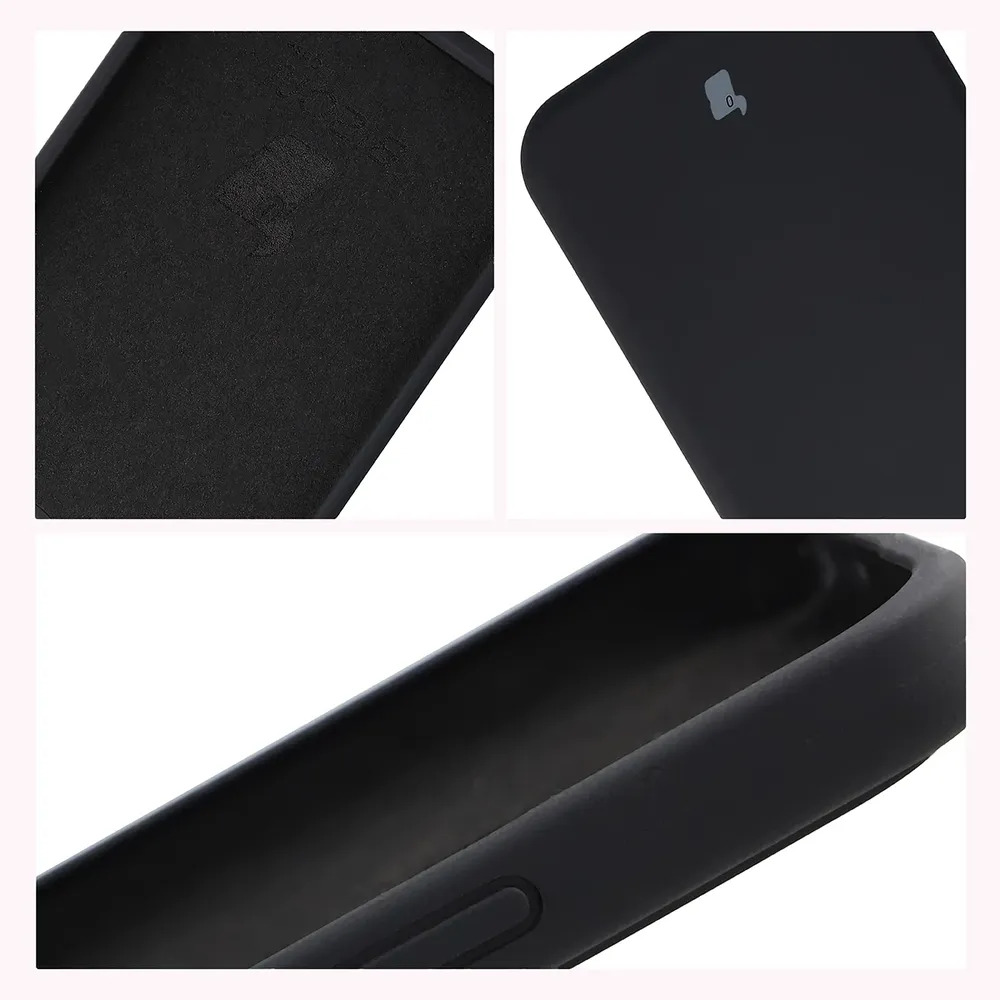 Konstrukcja etui Bizon Soft Case: zintegrowane osłony, podwyższone krawędzie i wyściółka z mikrofibry do Xiaomi Redmi 17 5G / 4G