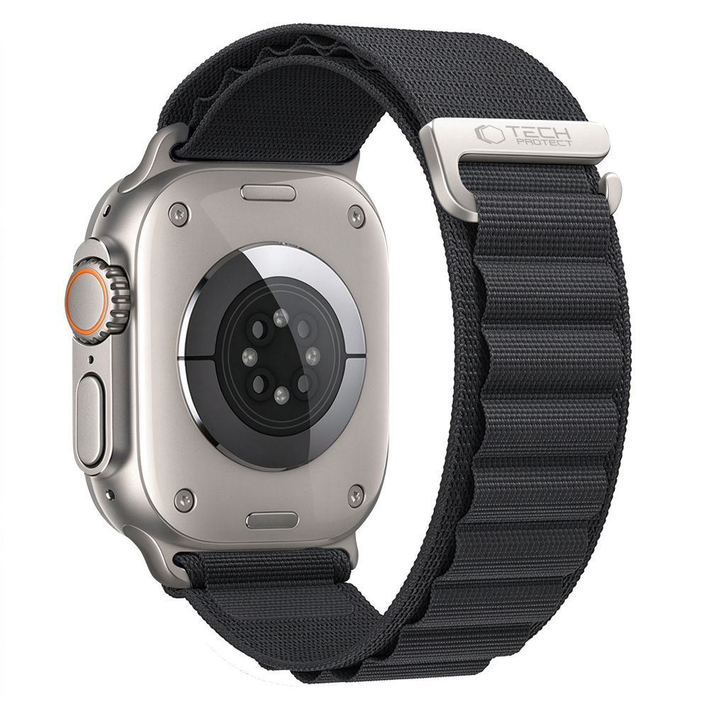 Pasek Tech-Protect Nylon Pro, czarny, wykonany z plecionego nylonu