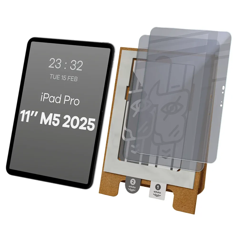 Aplikator Bizon Eplikator Tab Hybrid Shadow do łatwej aplikacji ochrony ekranu dla Apple iPad Pro 11 M5 2025