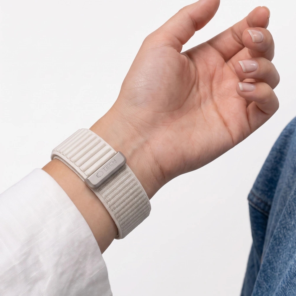 Sportowy pasek Tech-Protect NylonLoop do Apple Watch 44/45/46/49 mm, minimalistyczny design