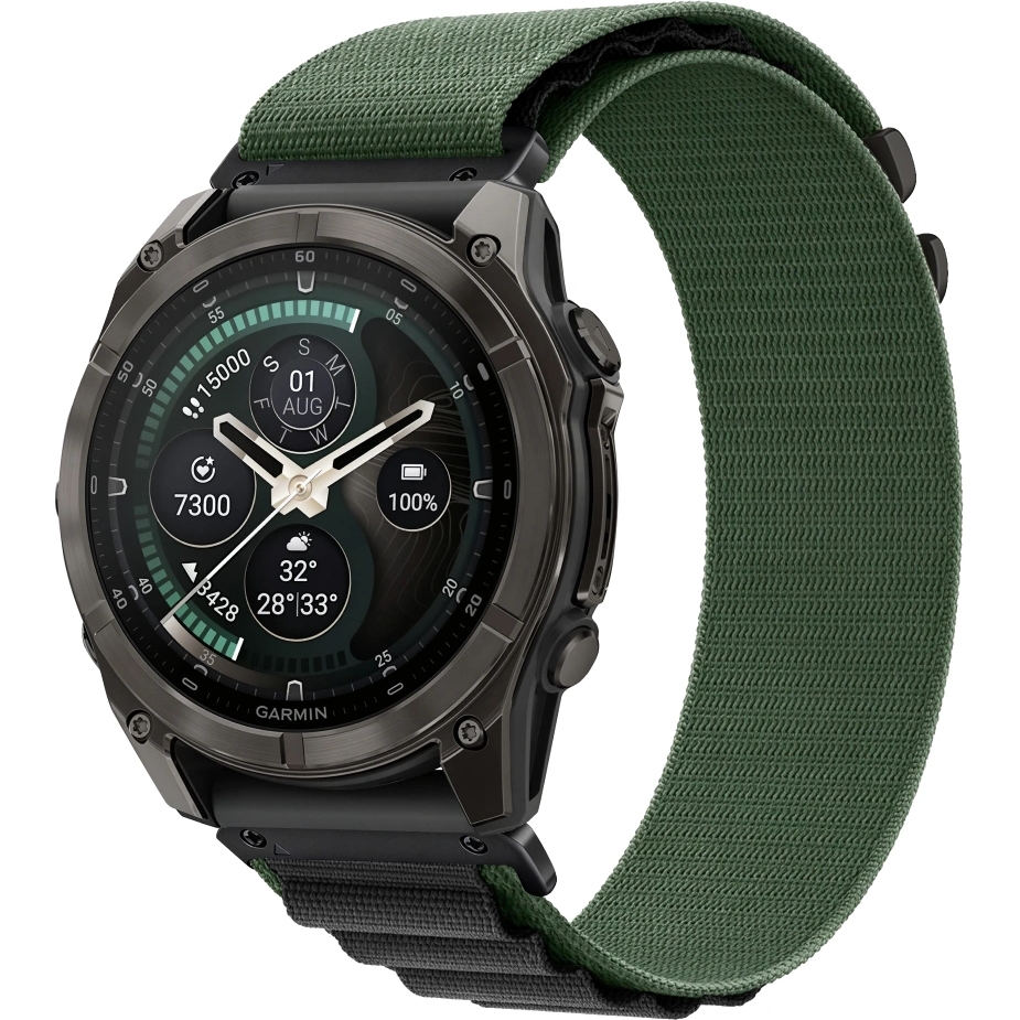 Pasek Tech-Protect Nylon Pro, czarny, wykonany z plecionego nylonu