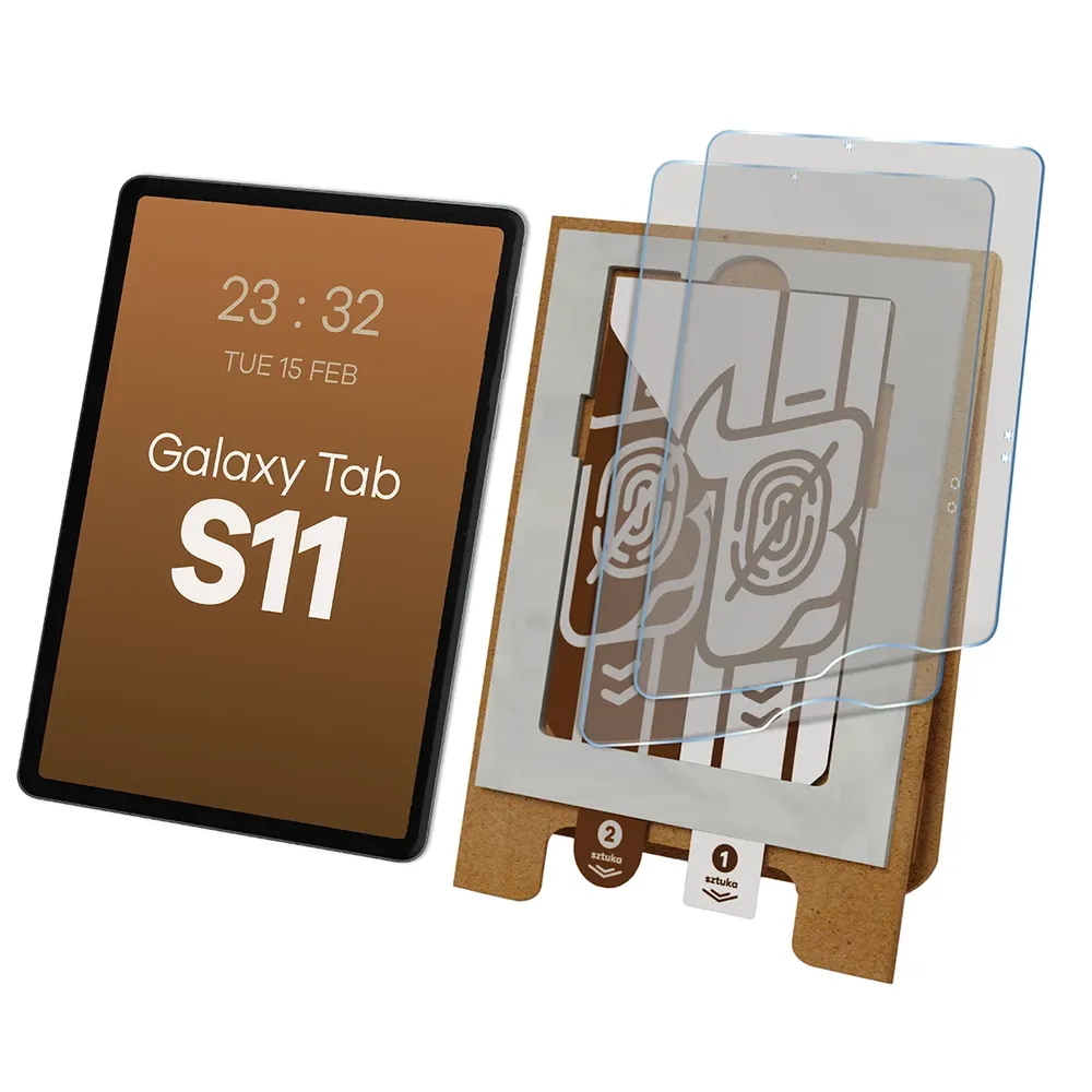 Aplikator Bizon Eplikator Tab Film Matte do łatwej aplikacji ochrony ekranu dla Galaxy Tab S11
