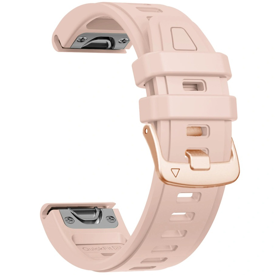 Pasek Tech-Protect Silicone do QuickFit 20 mm, Powder Pink (pudrowy róż)