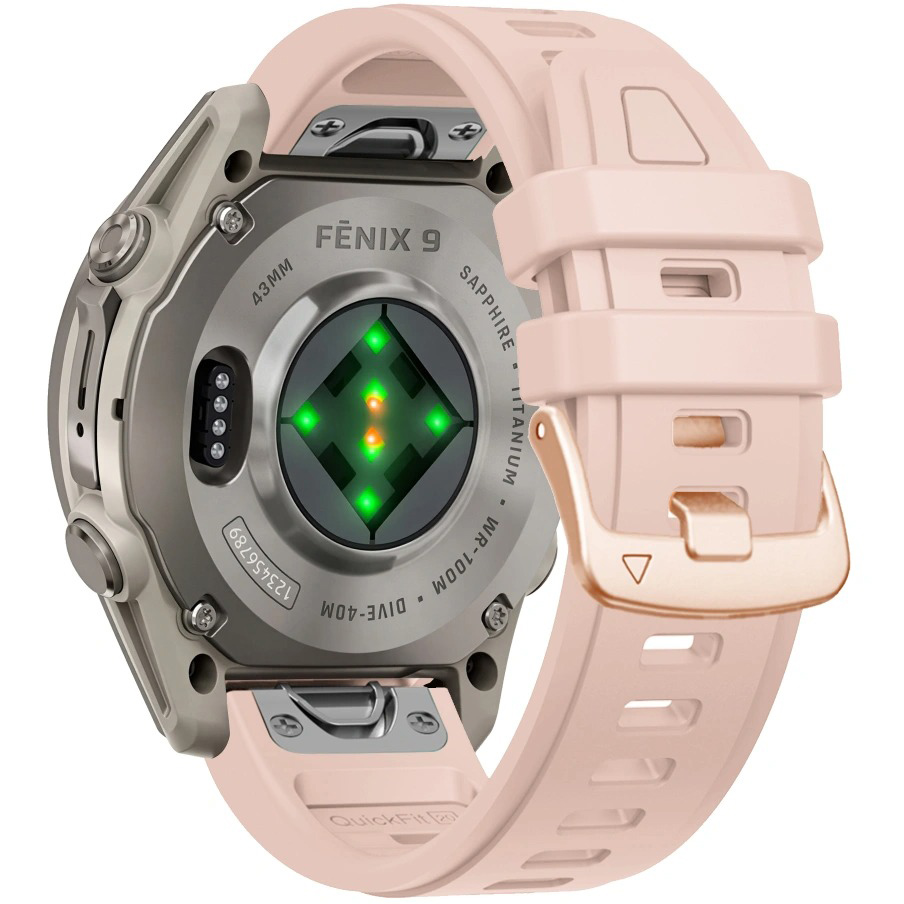 Pasek Tech-Protect Silicone do QuickFit 20 mm, Powder Pink (pudrowy róż)