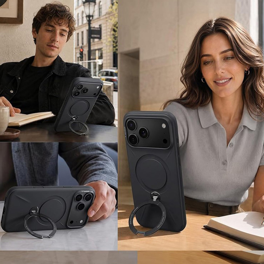 Torras Q3 Silicone do iPhone 18 Pro Max / 17 Pro Max, miękkie silikonowe etui z antypoślizgową powierzchnią i wyściółką z mikrofibry