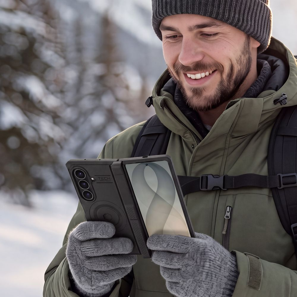 Etui Tech-Protect Kevlar Pro MagSafe do Galaxy Z Fold8 Ultra kompatybilne z akcesoriami magnetycznymi MagSafe