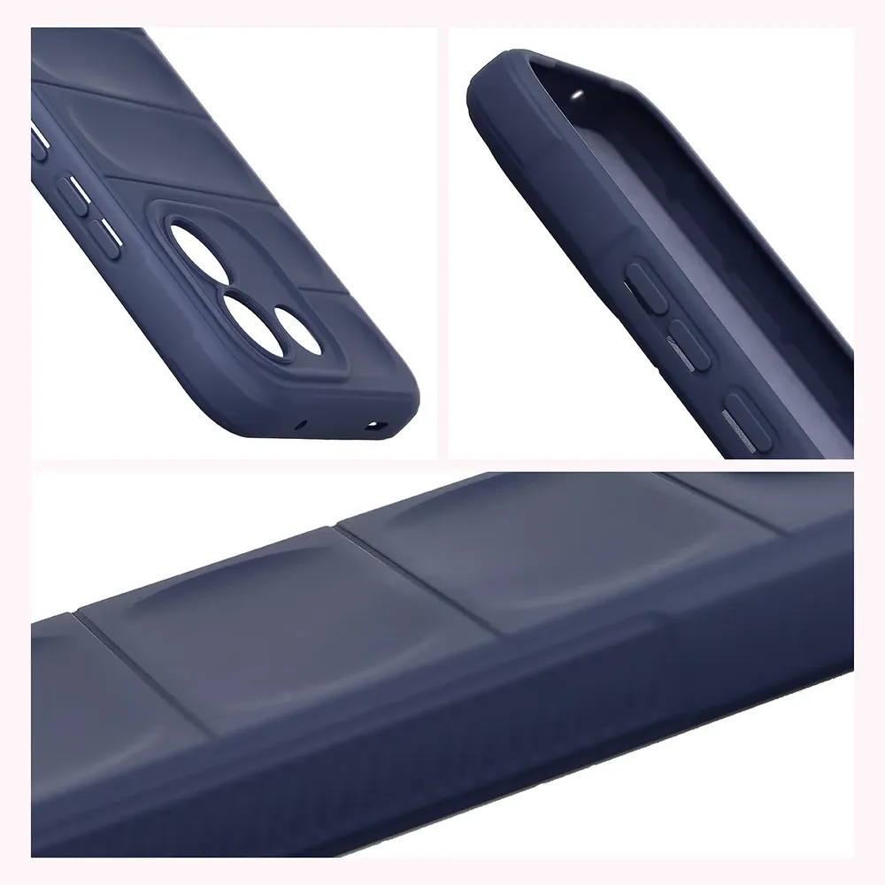 Teksturowane boki i podwyższone krawędzie ekranu i aparatu w etui Bizon Case Tur do Xiaomi Redmi Note 17 Pro Max 5G