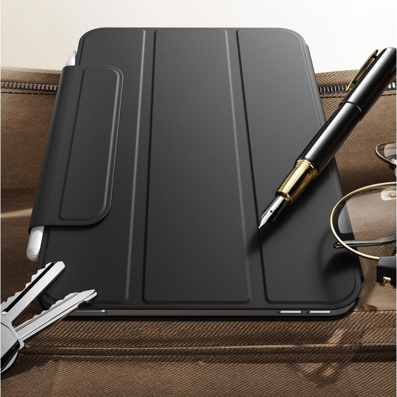 ESR Rebound Magnetic Case do Apple iPad Mini 8 2026 z gładką gumowaną powłoką i wytrzymałym poliwęglanowym tyłem