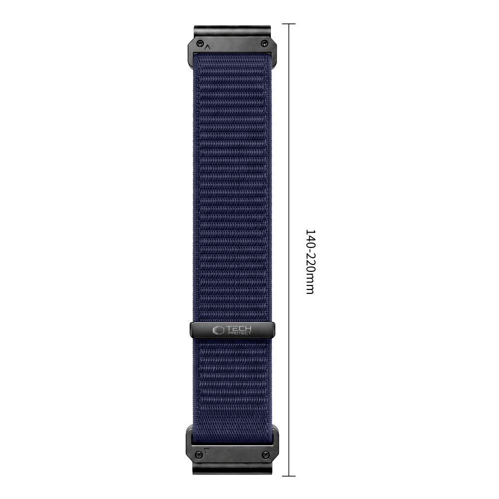 Sportowy pasek Tech-Protect NylonLoop do QuickFit 22 mm, minimalistyczny design