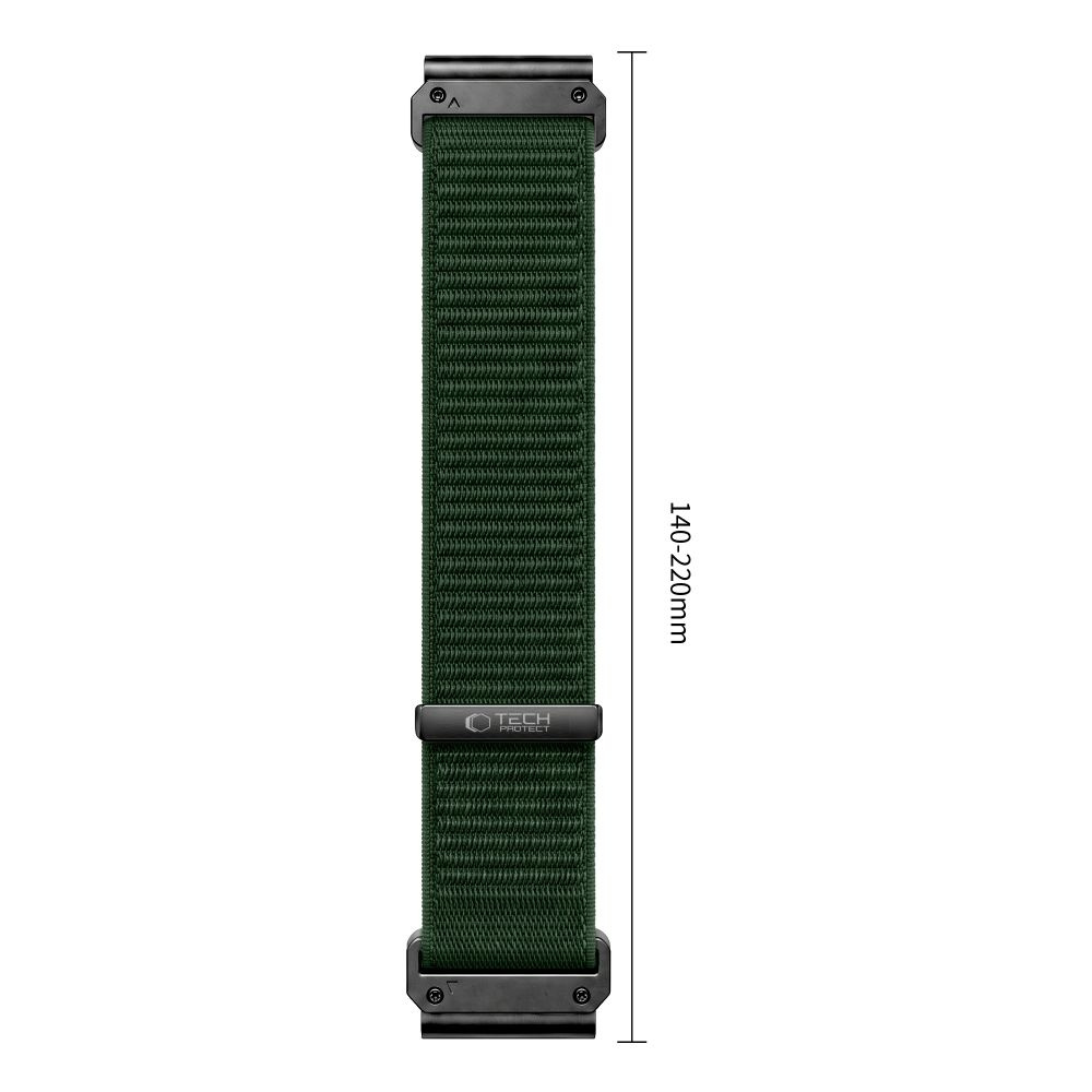 Sportowy pasek Tech-Protect NylonLoop do QuickFit 22 mm, minimalistyczny design