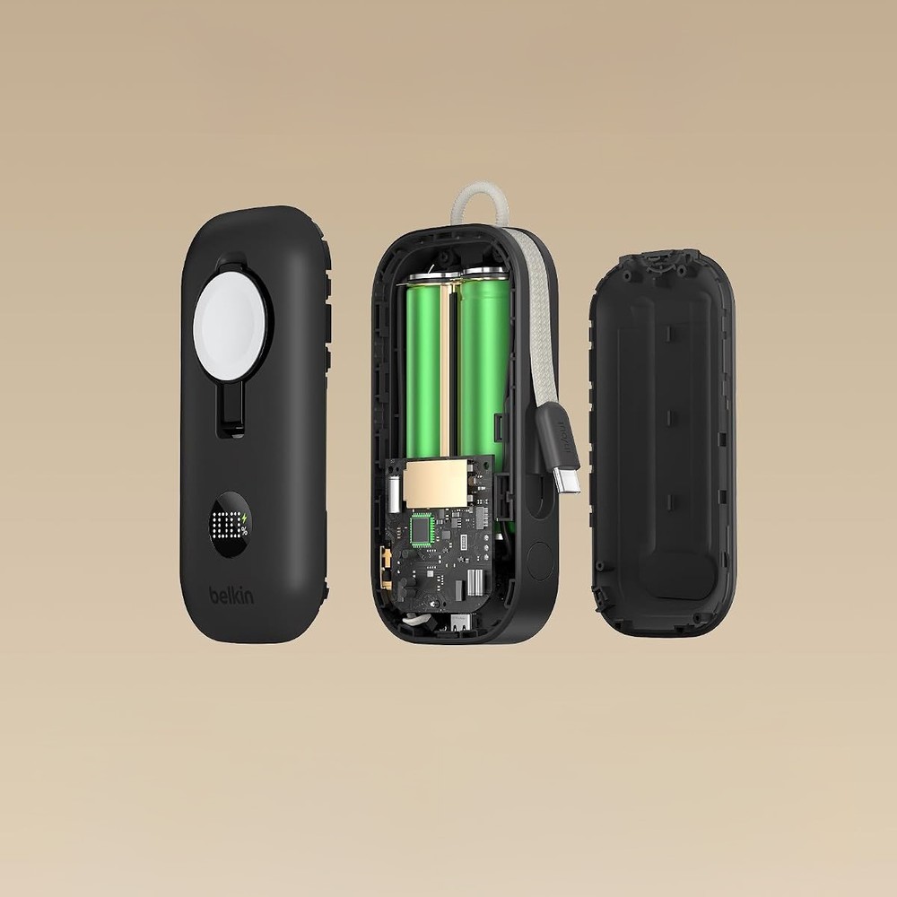 Oryginalna bateria do Apple Watch Belkin BoostCharge Pro Power Bank 10K 458W + USB-C Cable 10 000 mAh, Black (czarny)