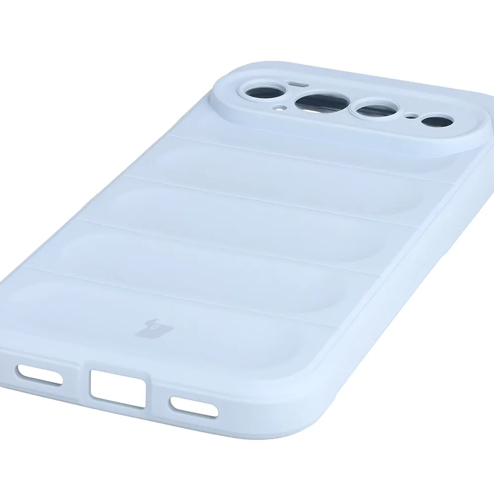 Precyzyjne wycięcia i kompatybilność z ładowaniem indukcyjnym w etui Bizon Case Tur do Google Pixel 11 Pro XL
