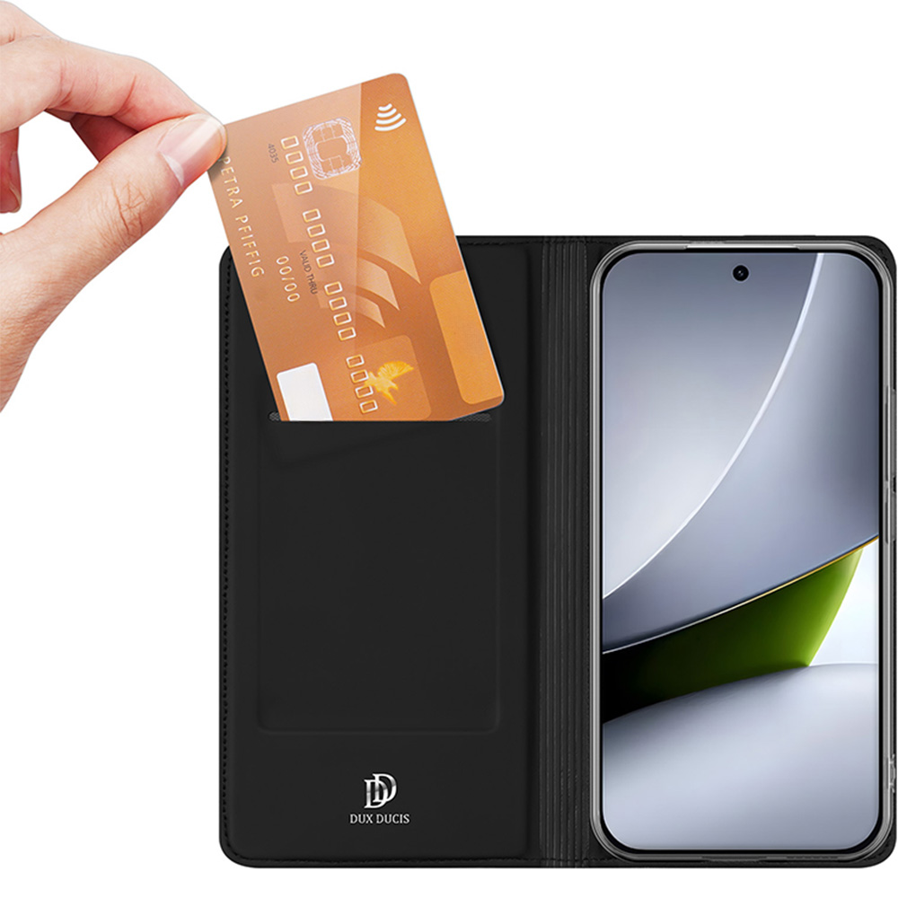 Etui z klapką Dux Ducis Skin Pro do Xiaomi POCO F9 Pro, Black (czarny)