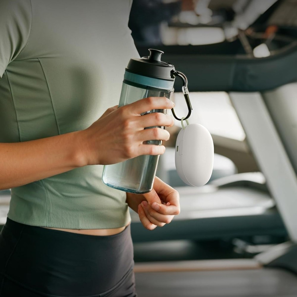 Bezprzewodowe słuchawki douszne z mikrofonem Belkin SoundForm ActiveFit, Sand (beżowy)