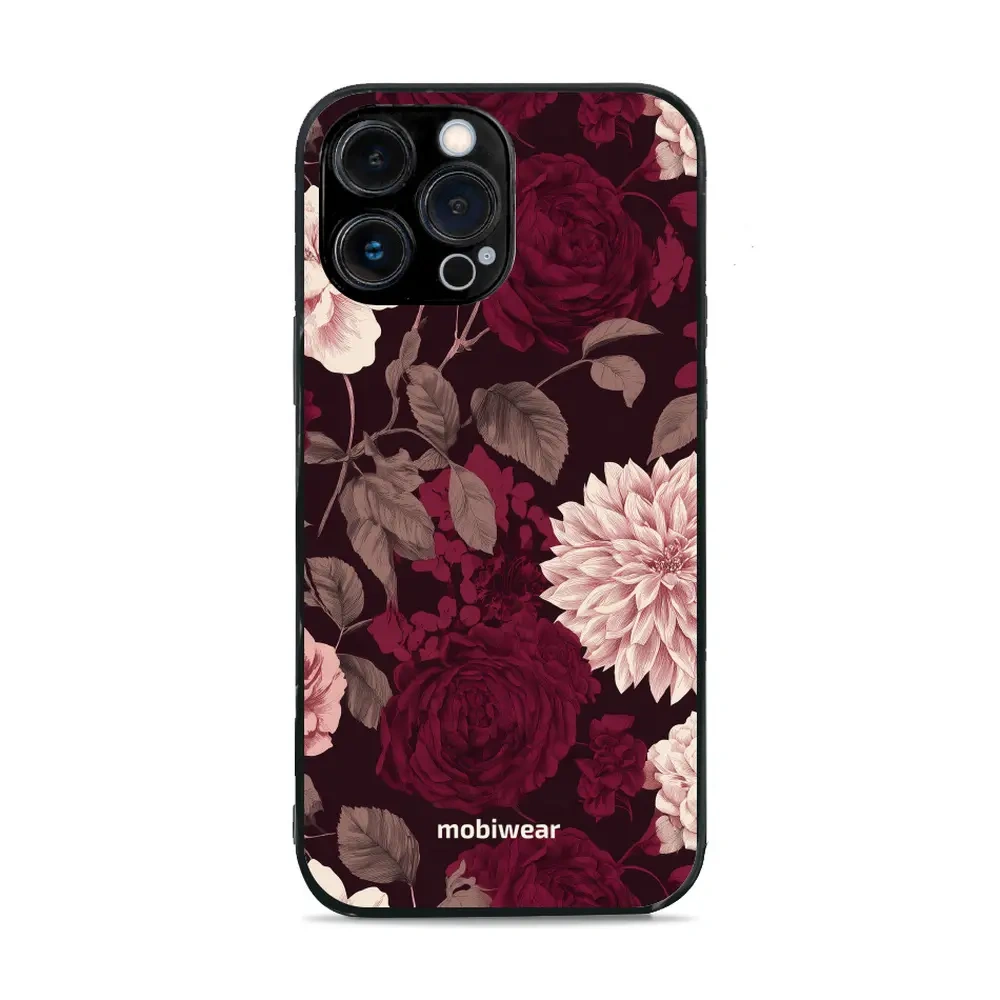 Mobiwear Glossy Case, etui na telefon, ochrona urządzenia, stylowa grafika, bezpieczna obudowa, wino i dalie