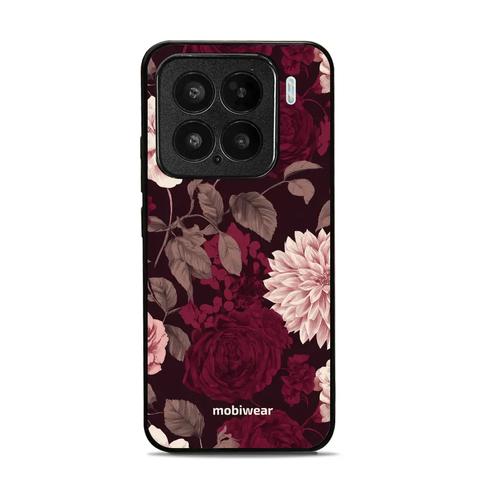 Mobiwear Glossy Case, etui na telefon, ochrona urządzenia, stylowa grafika, bezpieczna obudowa, wino i dalie