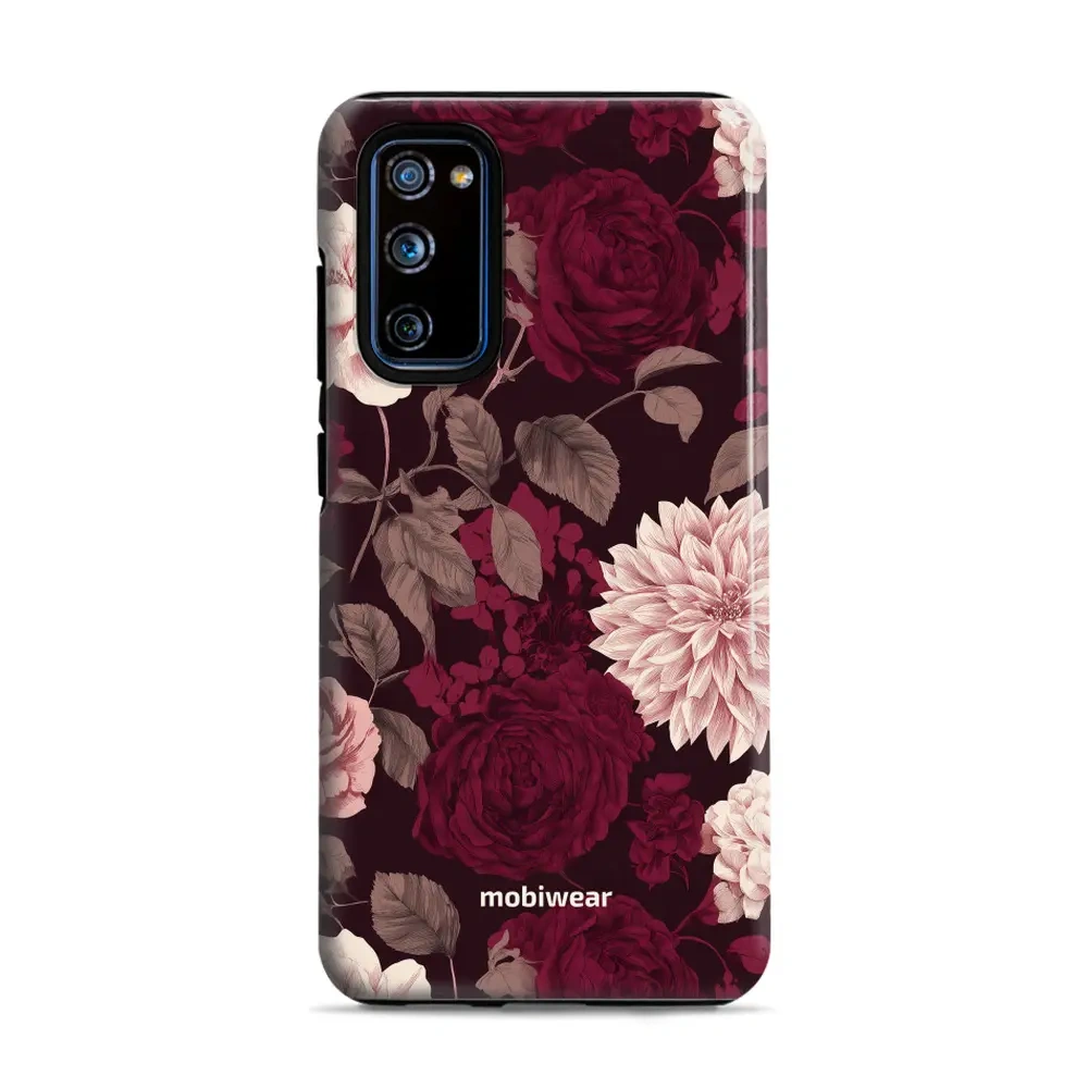 Mobiwear Elite Pro do Galaxy S20 FE 5G / 4G, ochrona telefonu, trwała konstrukcja, wygodne użytkowanie, dopasowanie, wino i dalie