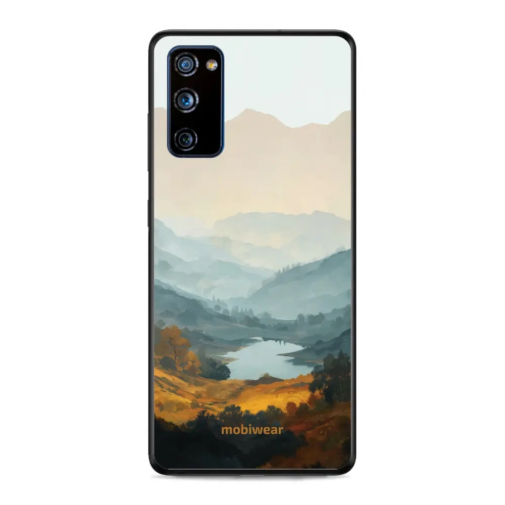 Mobiwear Glossy Case, etui na telefon, ochrona urządzenia, stylowa grafika, bezpieczna obudowa, jezioro w dolinie