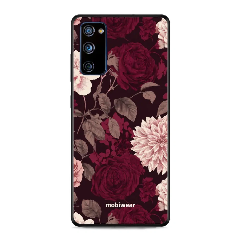 Mobiwear Glossy Case, etui na telefon, ochrona urządzenia, stylowa grafika, bezpieczna obudowa, wino i dalie