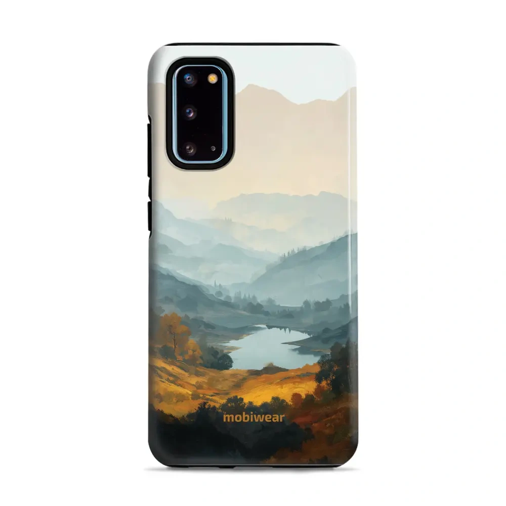 Mobiwear Elite Pro do Galaxy S20, ochrona telefonu, trwała konstrukcja, wygodne użytkowanie, dopasowanie, jezioro w dolinie