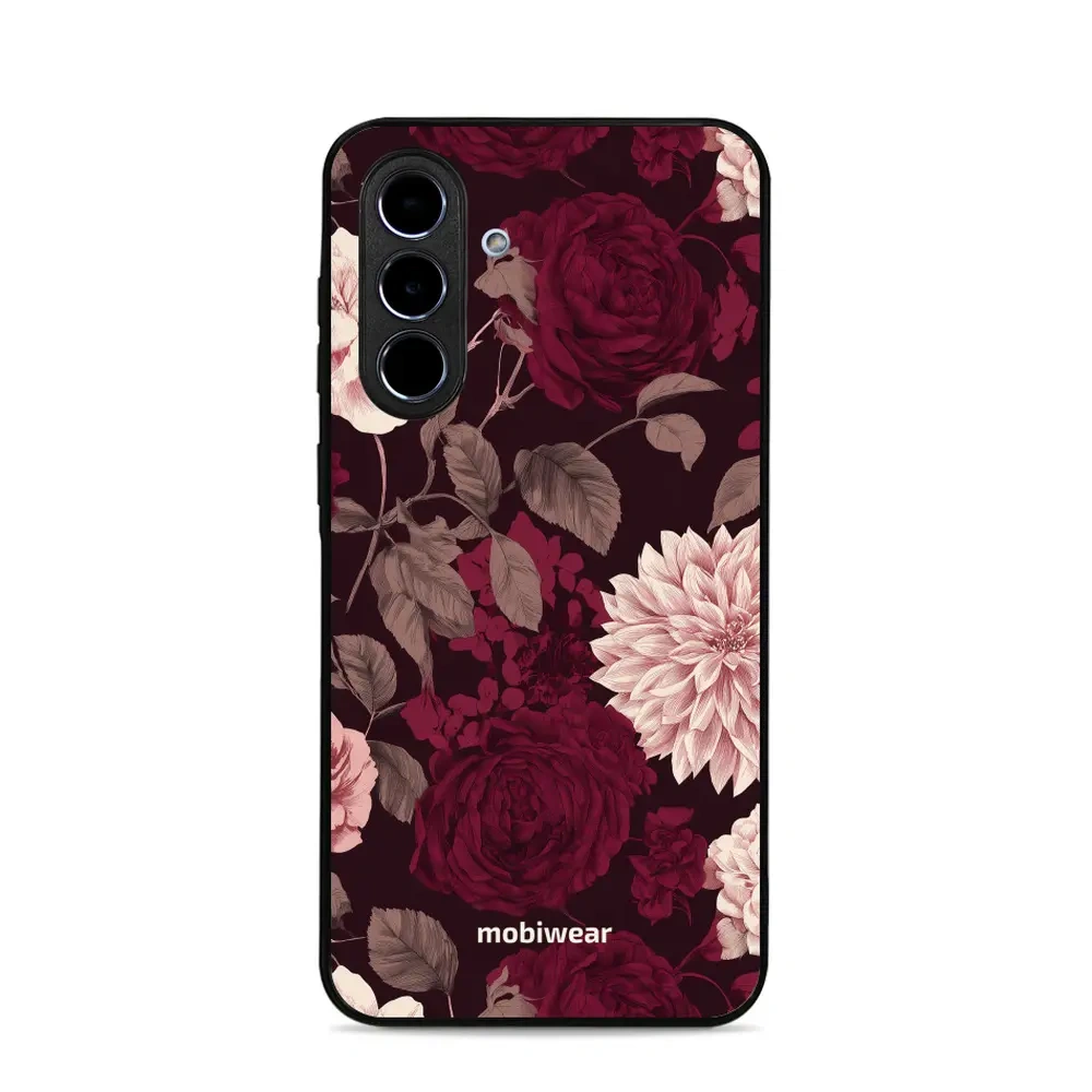Mobiwear Glossy Case, etui na telefon, ochrona urządzenia, stylowa grafika, bezpieczna obudowa, wino i dalie