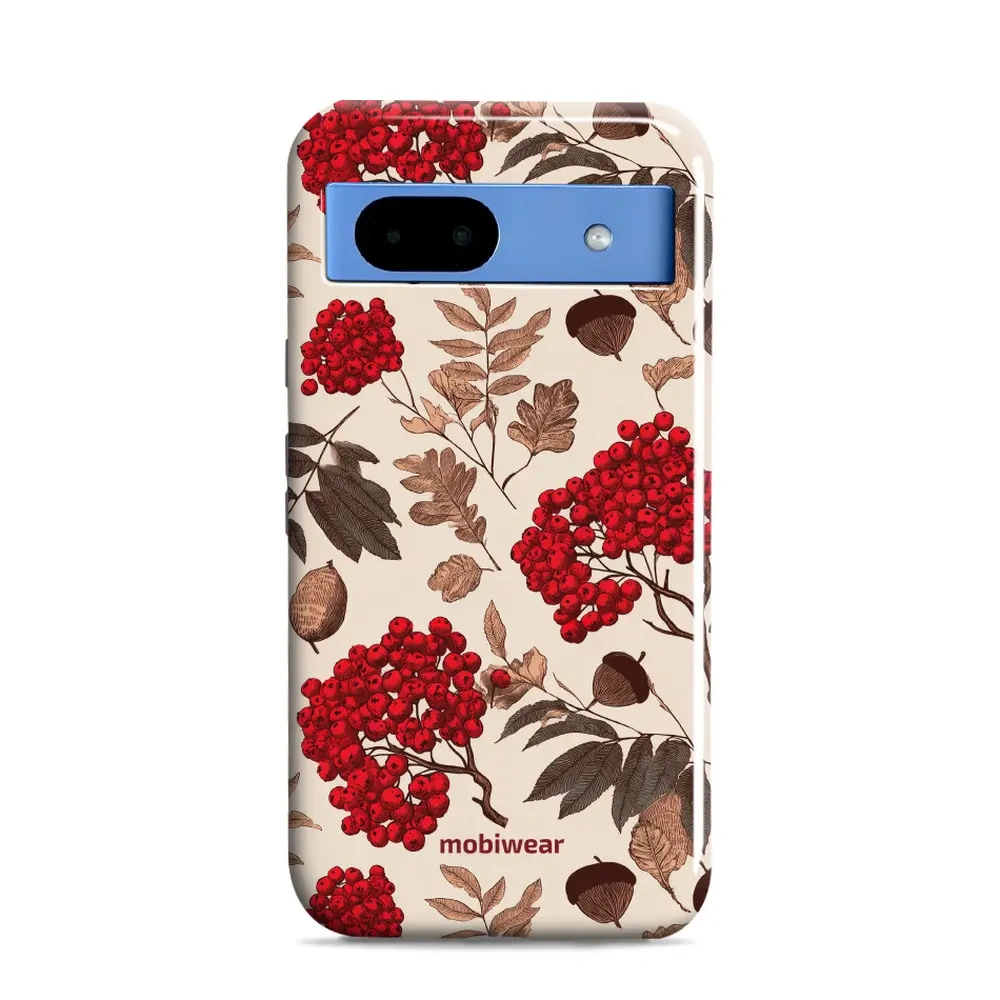 Mobiwear Elite Pro do Google Pixel 8a, ochrona telefonu, trwała konstrukcja, wygodne użytkowanie, dopasowanie, jarzębina na ecru