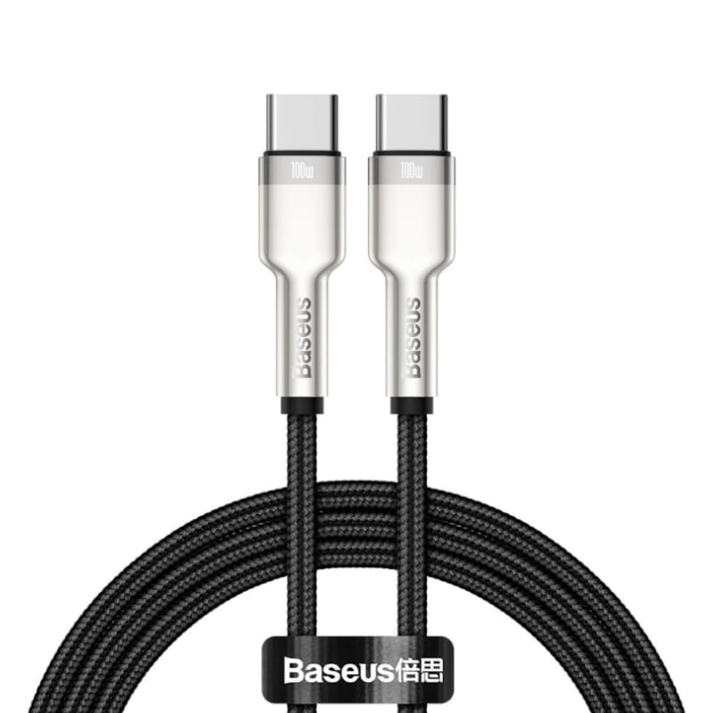 Kabel Baseus Cafule 100W 5A USB-C do USB-C 2m, czarny