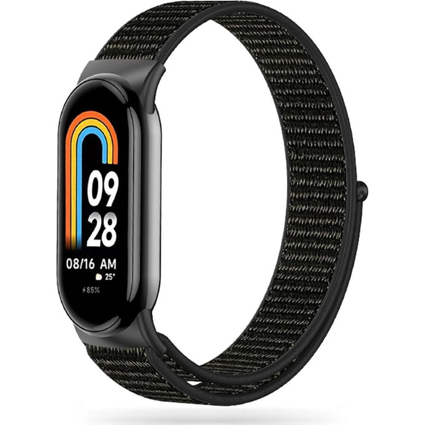 Pasek Tech-Protect Nylon do Xiaomi Smart Band 8 / 8 NFC, czarne
