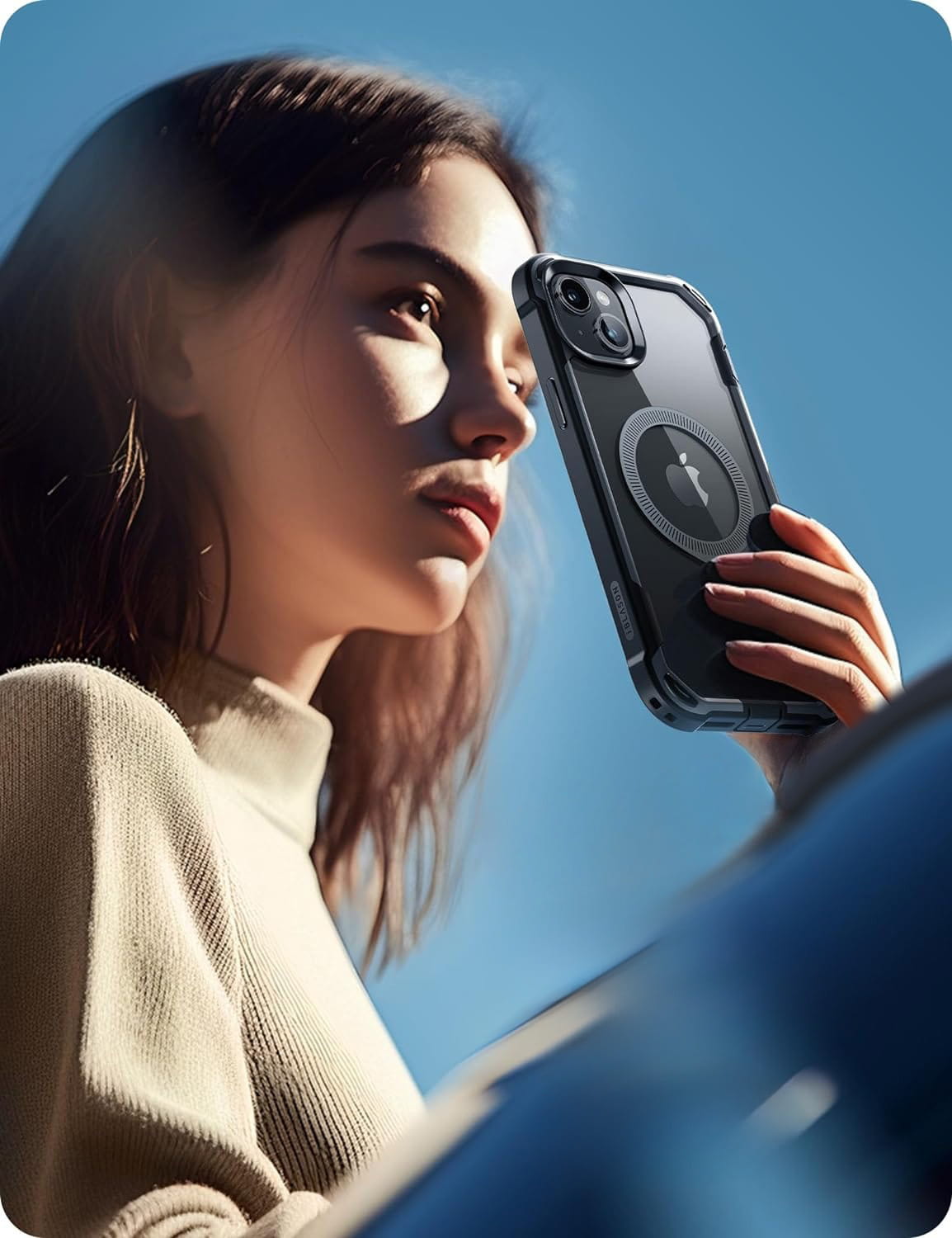 Coque pour iPhone 12/12 Pro 6,1 pouces (2020) I-BLASON Ares, coque robuste transparente intégrale avec protection d'écran intégrée  202192403